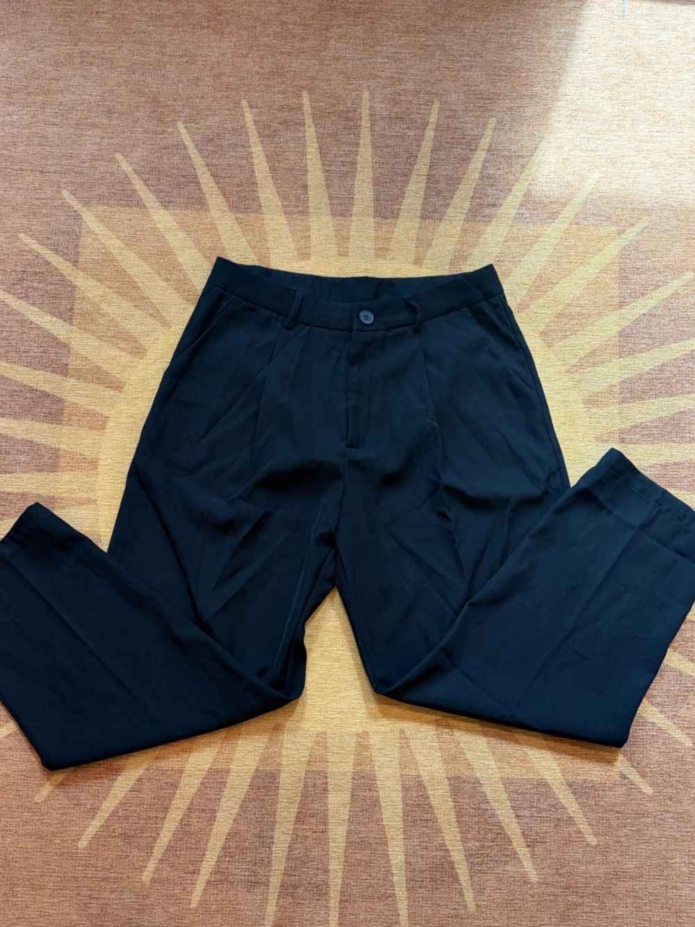 Cider Black Women's Pleated Dress Pants